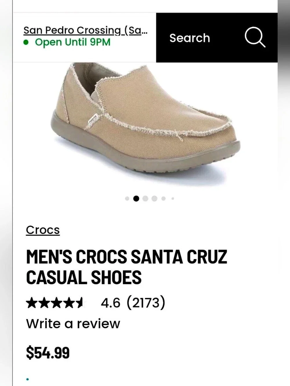 CROCS size color